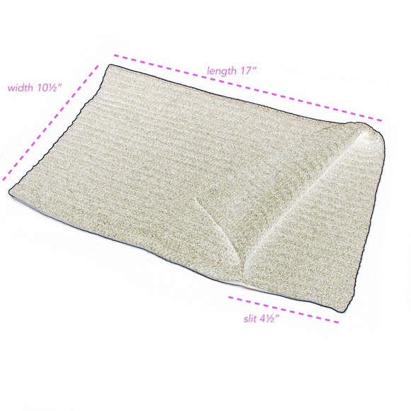 MAGASCHONI Ribbed Wool & Cashmere Neck Warmer in Denim Blue NWT - Picture 8 of 8